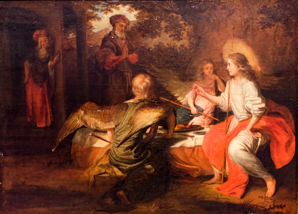 Barent Fabritius - trois anges chez Abraham