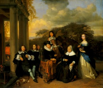 Barent Graat (Amsterdam 1628- Amsterdam 1709) - A Family Group - RCIN 405341 - Royal Collection