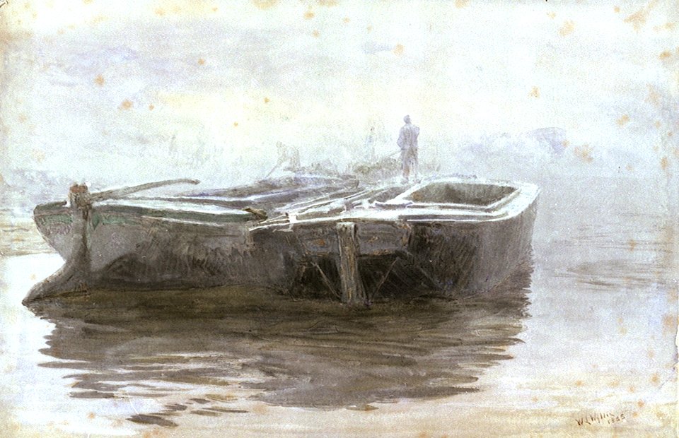 Barges in Fog RMG PW1956
