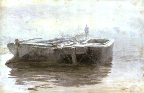 Barges in Fog RMG PW1956