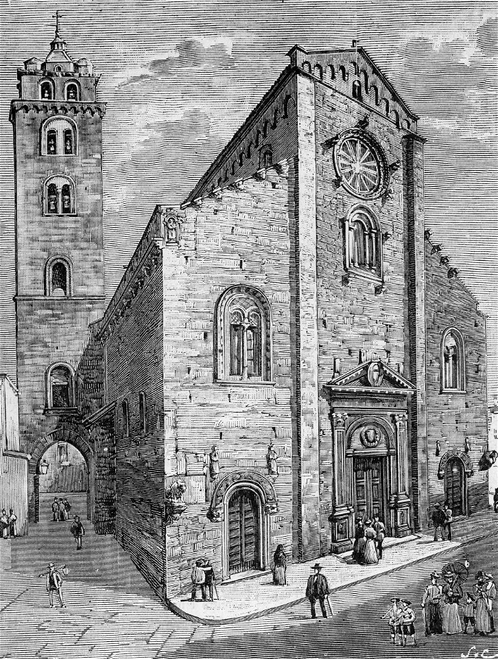 Barletta – La Cattedrale (xilografia)