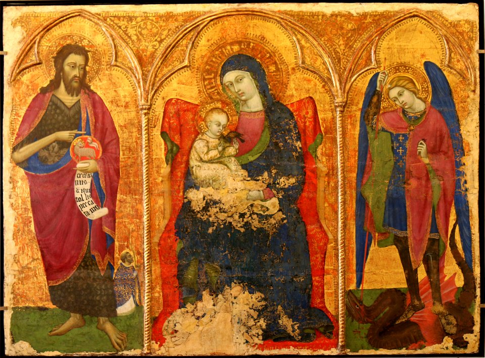 Barnaba da Modena-La Vierge et l'enfant