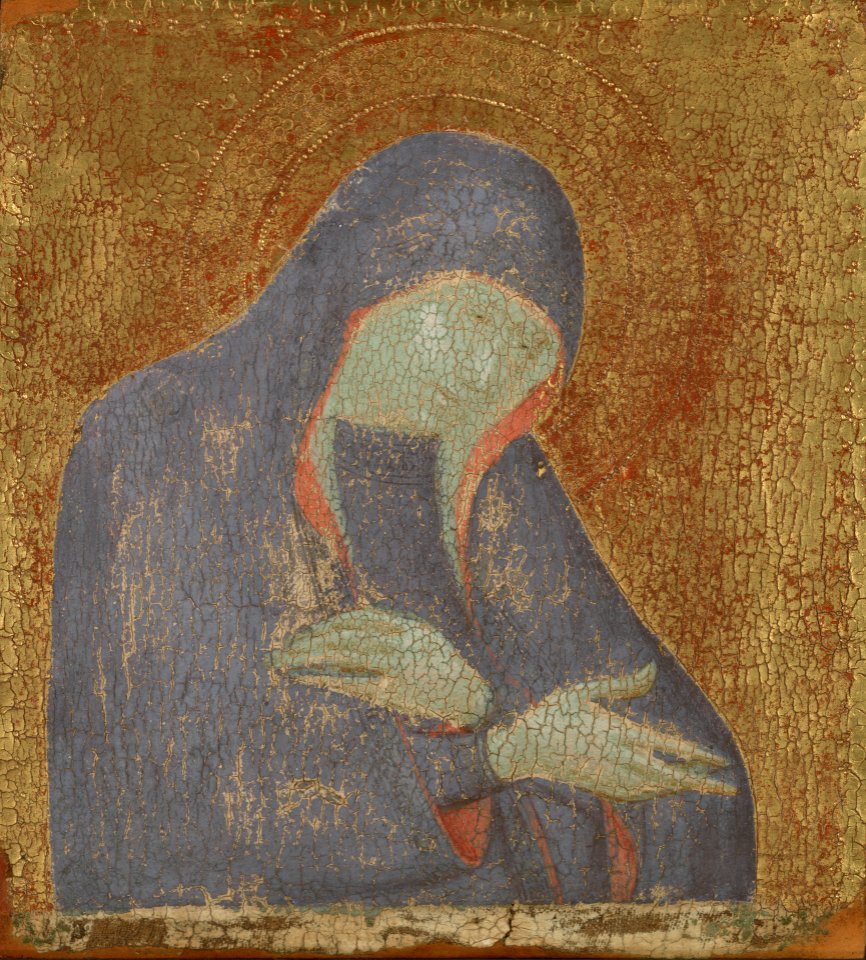 Barnaba da Modena - Mourning Virgin - 1942.323 - Yale University Art Gallery