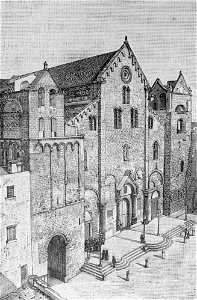 Bari – Basilica di San Nicola (xilografia)