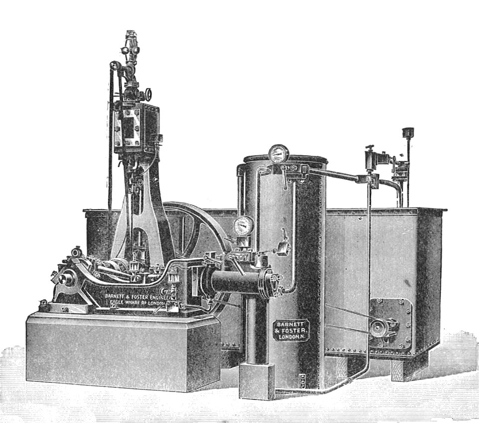 Barnett & Foster refrigeration plant (Rankin Kennedy, Modern Engines, Vol VI)