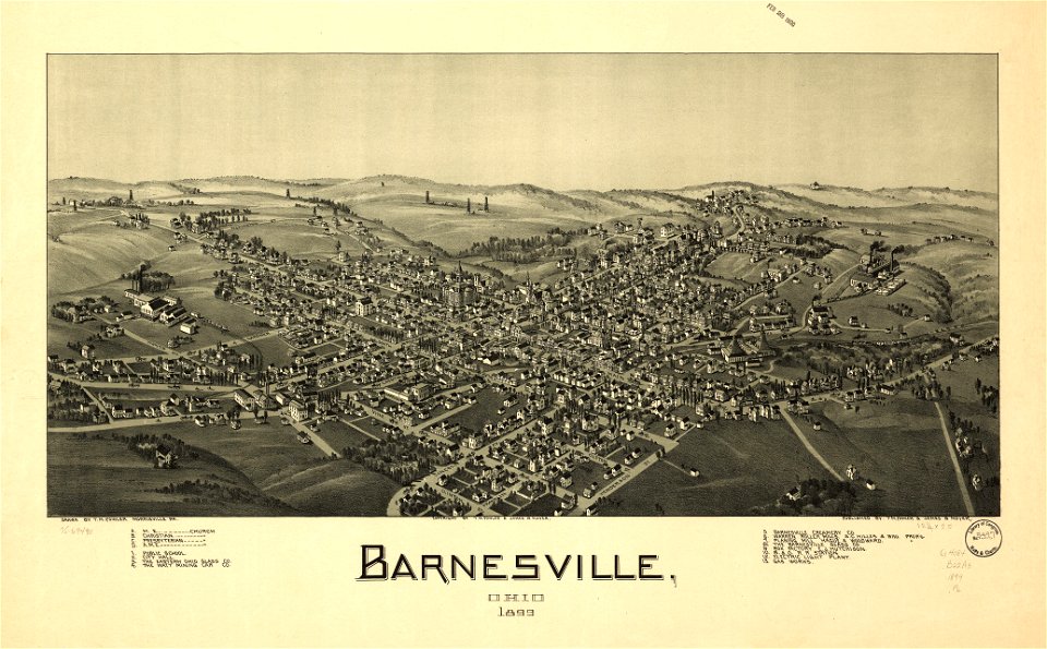 Barnesville, Ohio 1899. LOC 75694911