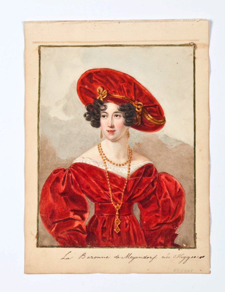 Baronne de Meyendorf (c. 1820, Middleton Album)
