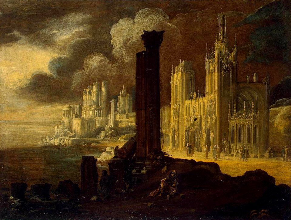 Barra, Didier - Landscape with Buildings