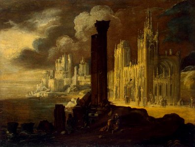 Barra, Didier - Landscape with Buildings