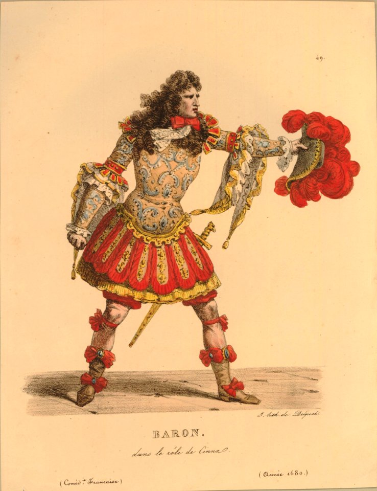 Baron, dans le rôle de Cinna (BM 1871,1209.2548)
