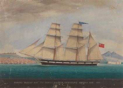Barque Robert Hay Ths Jarvis Master entering Smyrna Bay 1864 RMG PY8554