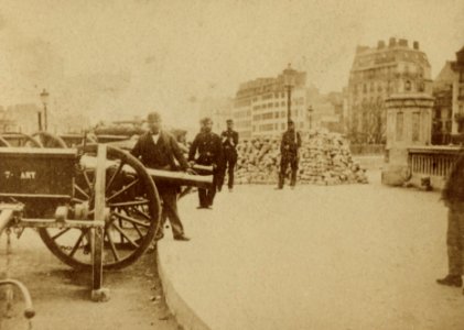 Barricades at Clichy, 1871