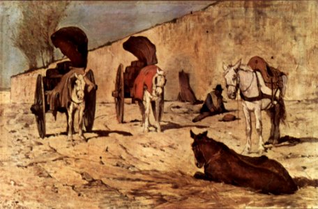 Barrocci romani by Giovanni Fattori