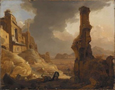 Bartholomeus Breenbergh - Landschap met de ongehoorzame profeet - NM 363 - Nationalmuseum