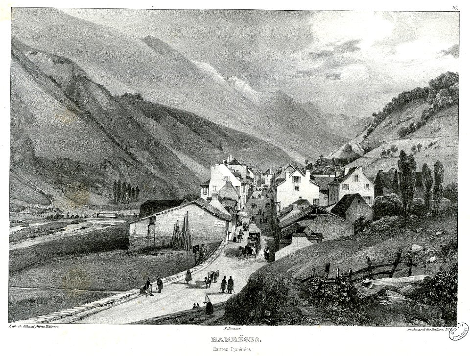 Barrèges (i.e. Barèges) (Hautes Pyrénées) - Fonds Ancely - B315556101 A JACOTTET 1 043