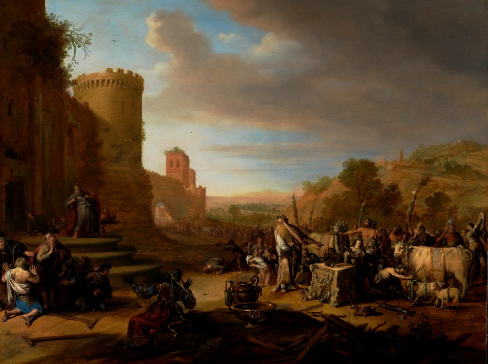 Bartholomeus Breenbergh - Saints Paul and Barnabas at Lystra (Sacrifice at Lystra) - 2006-46 - Princeton University Art Museum
