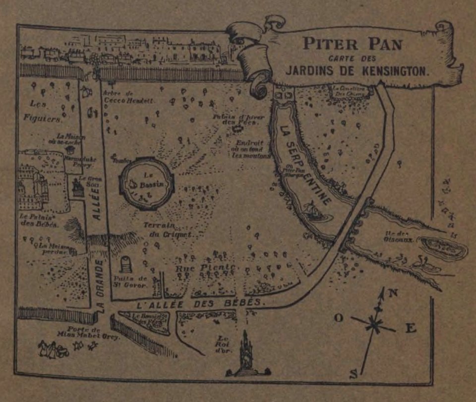 Barrie - Piter Pan dans les Jardins de Kensington, 1907 (page 11 crop)