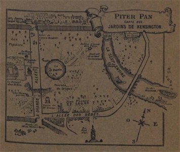 Barrie - Piter Pan dans les Jardins de Kensington, 1907 (page 11 crop)
