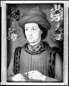 Bartholomaeus Bruyn the Elder - Portrait of a Man, traditionally said to be Roger, Count Blitterswyk-Geldern - 1943.95 - Harvard Art Museums