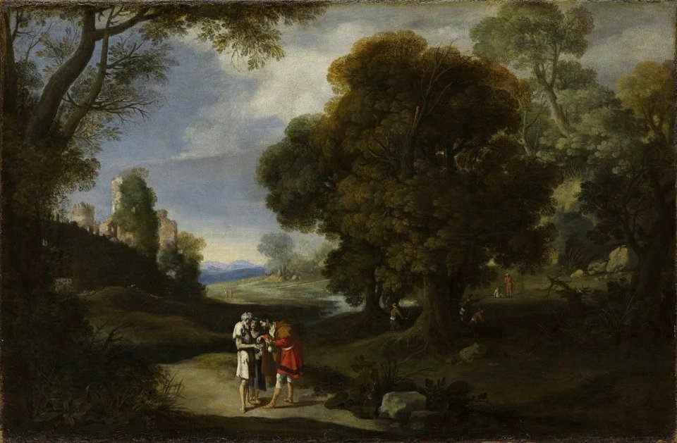 Bartholomeus Breenbergh - Landschaft mit Bettlern und römischen Ruinen - 12473 - Bavarian State Painting Collections