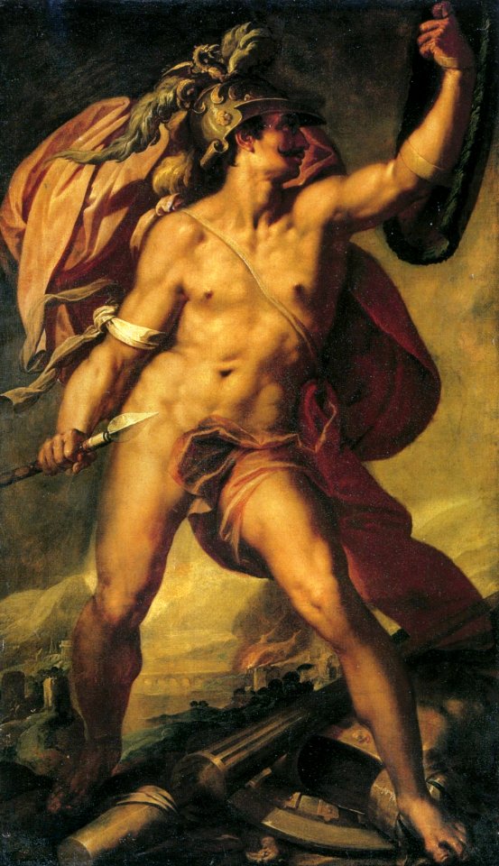 Bartholomeus Spranger - Mars op het slagveld 1580