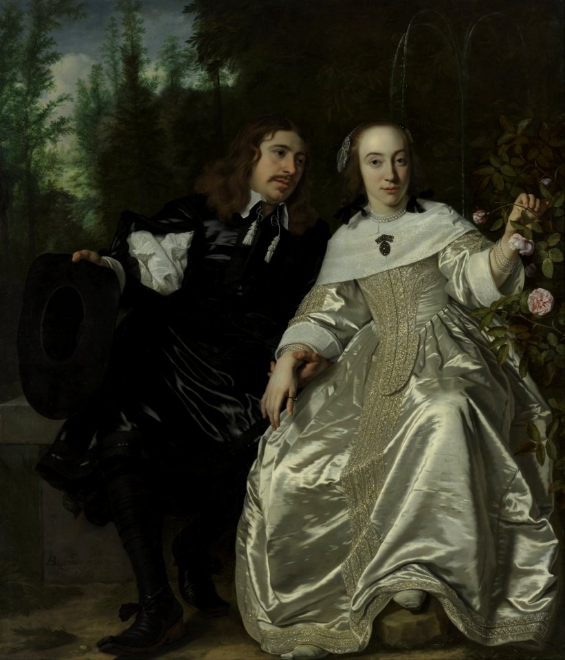 Bartholomeus van der Helst - Abraham del Court and his wife Maria de Kaersgieter - Google Art Project