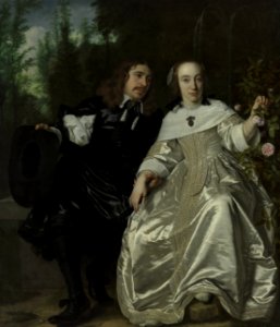Bartholomeus van der Helst - Abraham del Court and his wife Maria de Kaersgieter - Google Art Project
