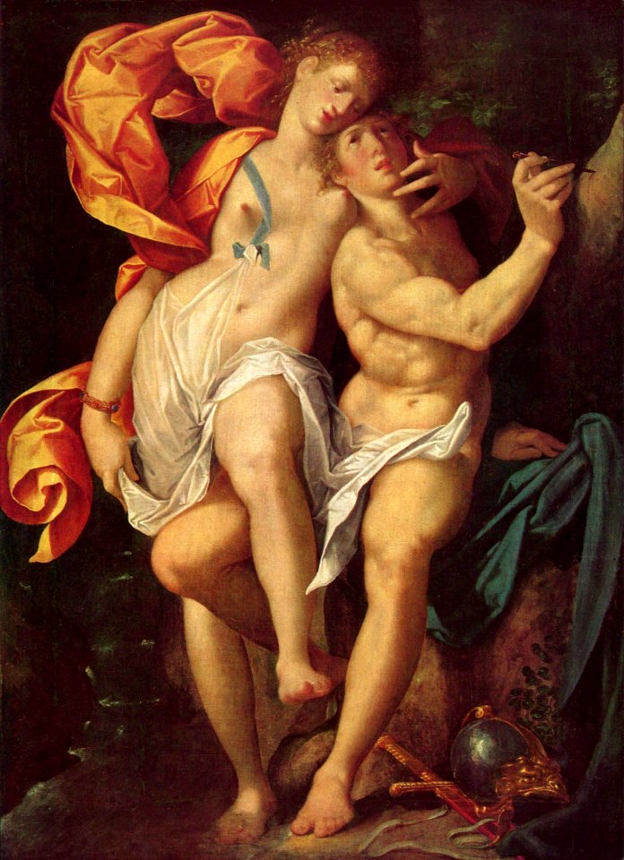 Bartholomäus Spranger - Angelica and Medoro
