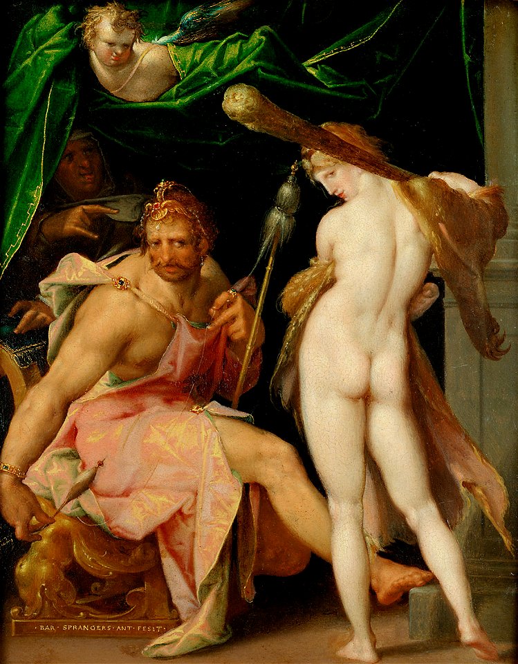 Bartholomäus Spranger, , Kunsthistorisches Museum Wien, Gemäldegalerie - Herkules und Omphale - GG 1126 - Kunsthistorisches Museum