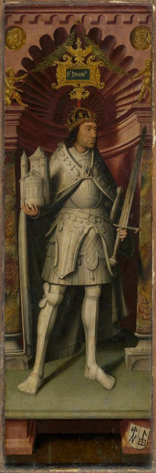 Bartholomäus Bruyn d. Ä. - Kreuzigungsaltar, Kaiser Heinrich II. der Heilige - WAF 92 - Bavarian State Painting Collections