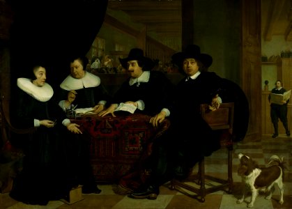 Bartholomeus van der Helst - Portrait of the Regents of the Spinhuis