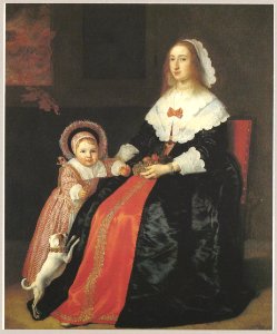 Bartholomeus van der Helst - Portrait of a Woman and Child