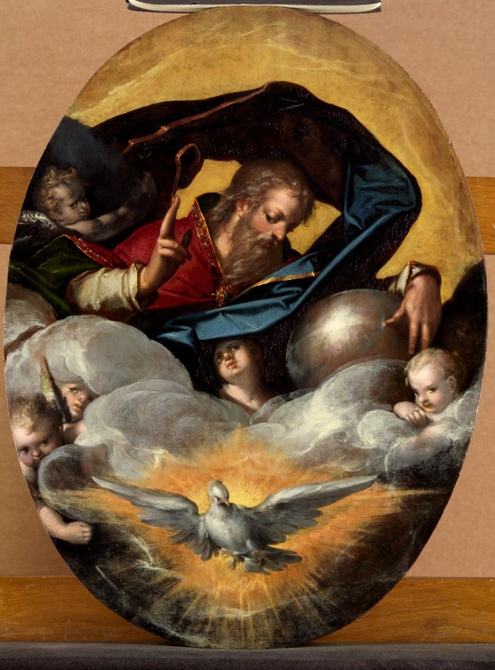Bartholomäus Spranger - Gottvater mit dem Hl. Geist und Engeln - GG 1980 - Kunsthistorisches Museum