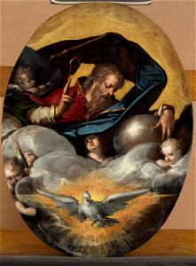 Bartholomäus Spranger - Gottvater mit dem Hl. Geist und Engeln - GG 1980 - Kunsthistorisches Museum
