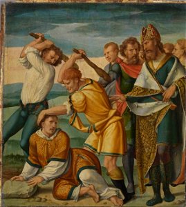 Bartholomäus Bruyn d. Ä. - Cyriakus-Folge, Martyrium des hl. Cyriakus - WAF 107 A - Bavarian State Painting Collections