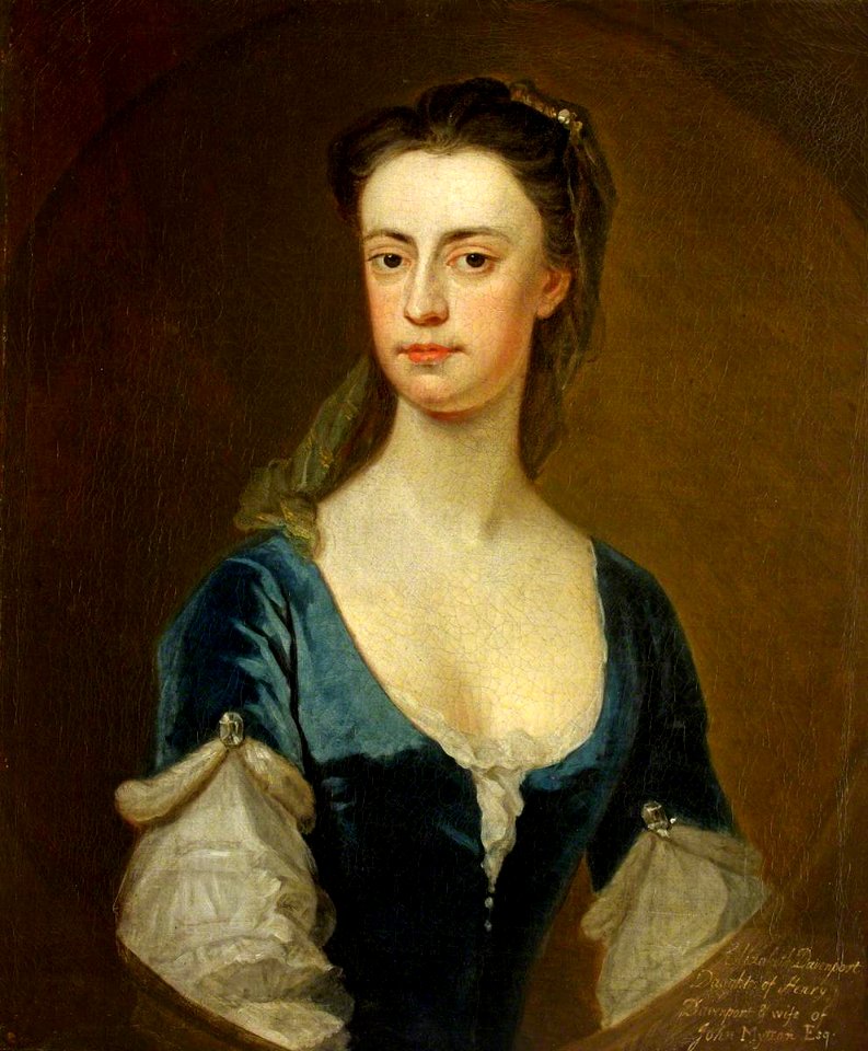 Bartholomew Dandridge (1691-c.1754) (attributed to) - Mary Elizabeth Davenport (d.1740), Mrs John Mytton - 996352 - National Trust