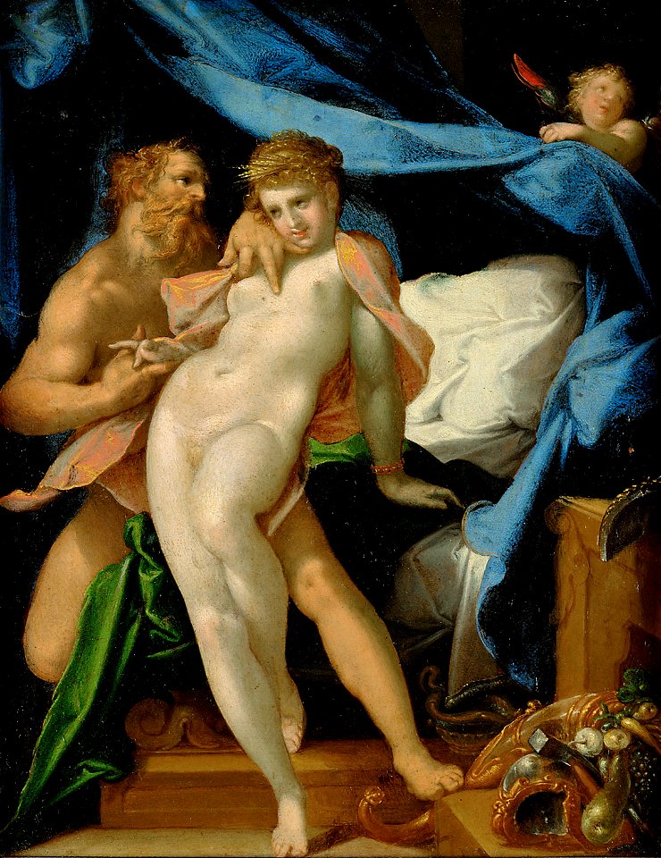 Bartholomäus Spranger, , Kunsthistorisches Museum Wien, Gemäldegalerie - Vulkan und Maia - GG 1128 - Kunsthistorisches Museum