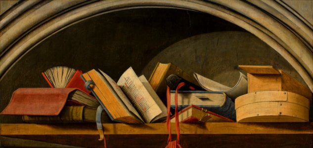 Barthélémy d' Eyck - Stilleven met boeken - 3311 (OK) - Museum Boijmans Van Beuningen