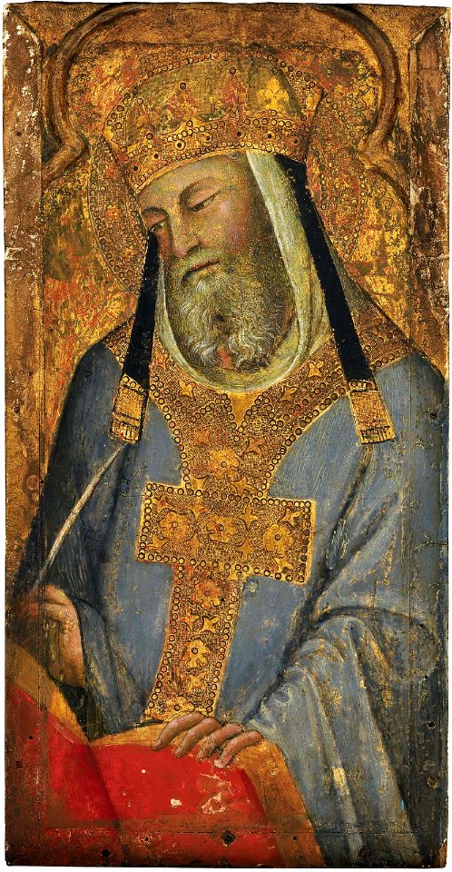 Bartolo di Fredi - A Papal Saint (Saint Gregory the Great^) - 15.953 - Museum of Fine Arts