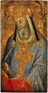 Bartolo di Fredi - A Papal Saint (Saint Gregory the Great^) - 15.953 - Museum of Fine Arts