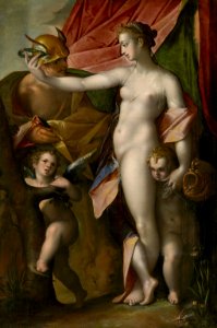 Bartholomäus Spranger, , Kunsthistorisches Museum Wien, Gemäldegalerie - Venus und Merkur - GG 1100 - Kunsthistorisches Museum