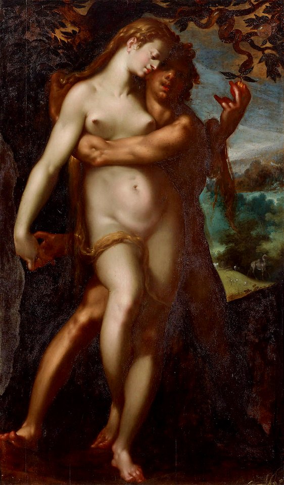 Bartholomäus Spranger, , Kunsthistorisches Museum Wien, Gemäldegalerie - Sündenfall - GG 2417 - Kunsthistorisches Museum