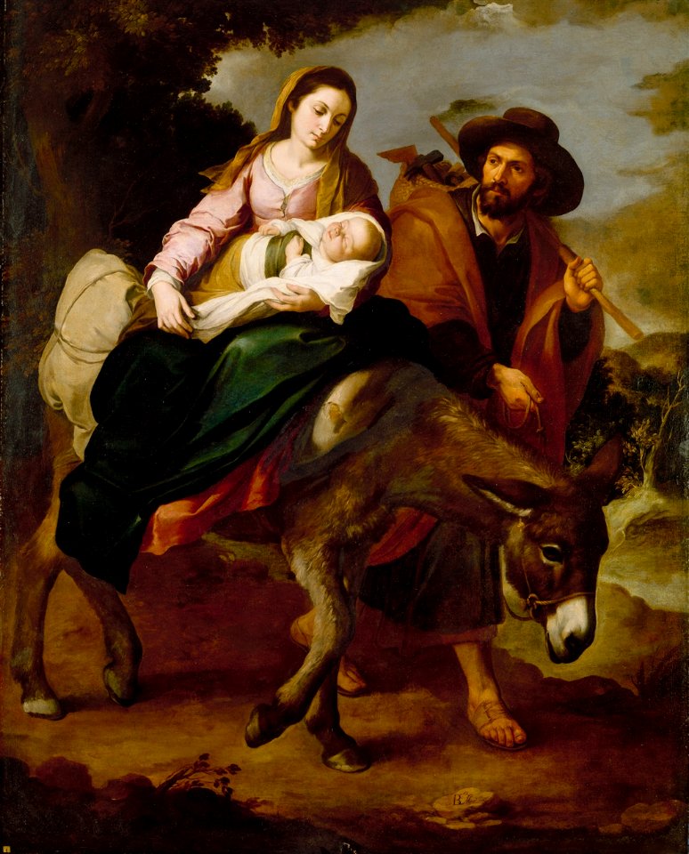 Bartolome murillo-huida egipto