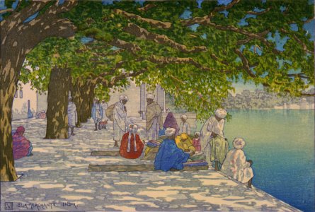 Silk merchants, India 3g02062u