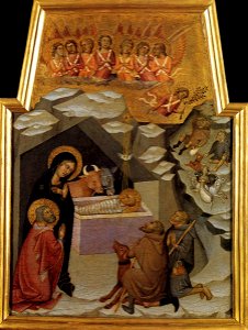 Bartolo di Fredi - Nativity and Adoration of the Shepherds - WGA01326