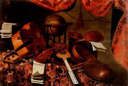 Bartolomeo Bettera - Glasbila in nebesni globus