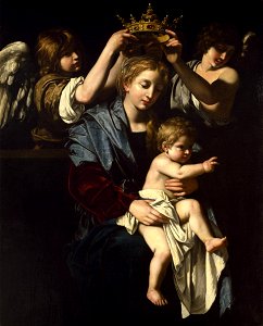 Bartolomeo Cavarozzi - Virgin and Child with Angels - Google Art Project. Free illustration for personal and commercial use.