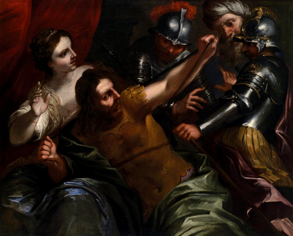 Bartolomeo Biscaino Samson und Delilah
