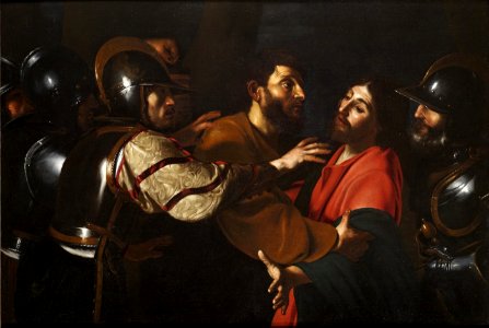 Bartolomeo Manfredi - Capture of Christ. Free illustration for personal and commercial use.