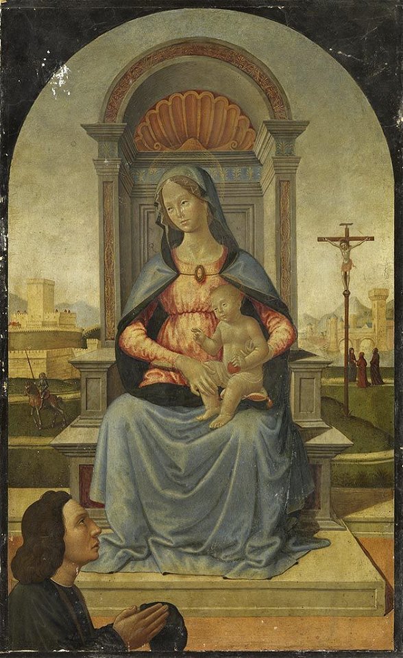 Bartolomeo di Giovanni (Umkreis) - Maria mit Kind - WAF 543 - Bavarian State Painting Collections